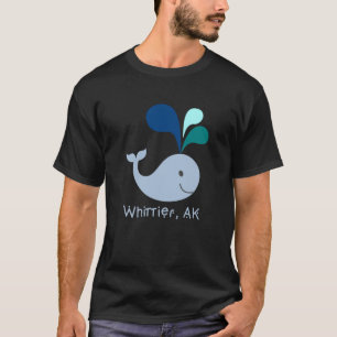 Whittier Alaska Cute Whale Lover Cartoon T-Shirt