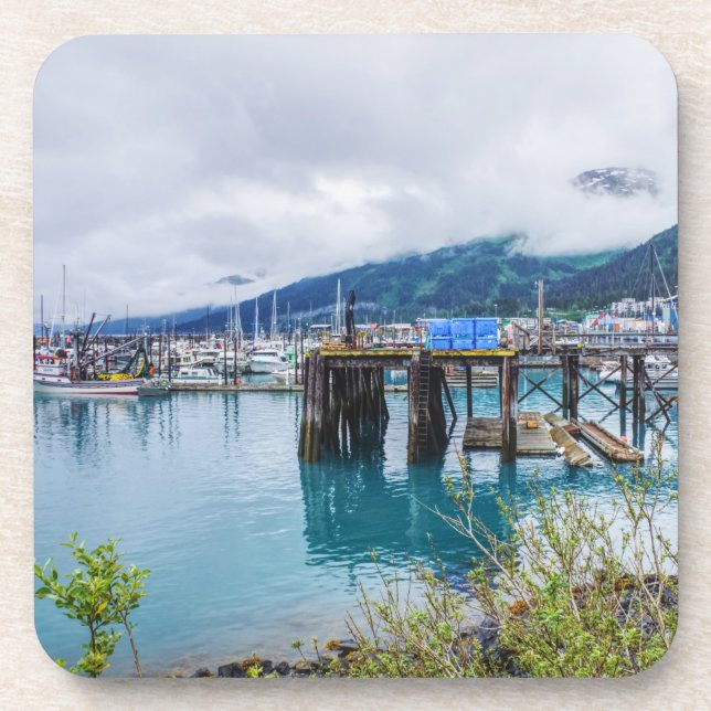 Whittier Alaska Harbour Coaster (Front)