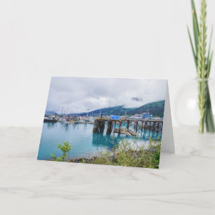 Whittier Alaska Harbour Greeting Card