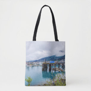 Whittier Alaska Harbour Tote Bag