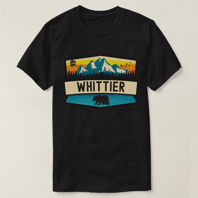Whittier, Alaska T-Shirt (Design Front)