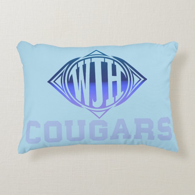 Whittier Junior High School NEW Designs Decorative Cushion (Front)