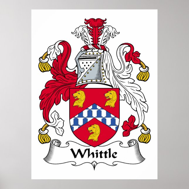 Whittle Family Crest Poster (Front)
