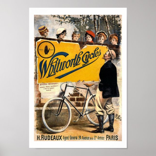 Whitworth Cycles Poster (Front)