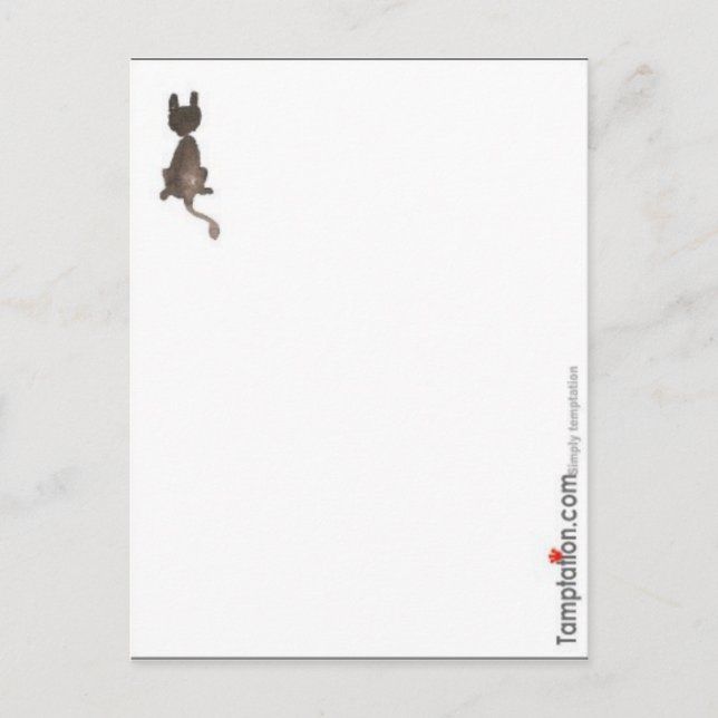 who are you waiting for? postcard (Front)