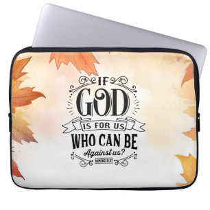 Who can be Against Us? Laptop Sleeve