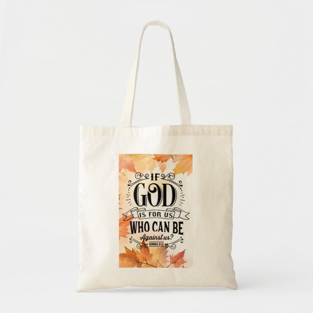 Who can be Against Us? Tote Bag (Front)