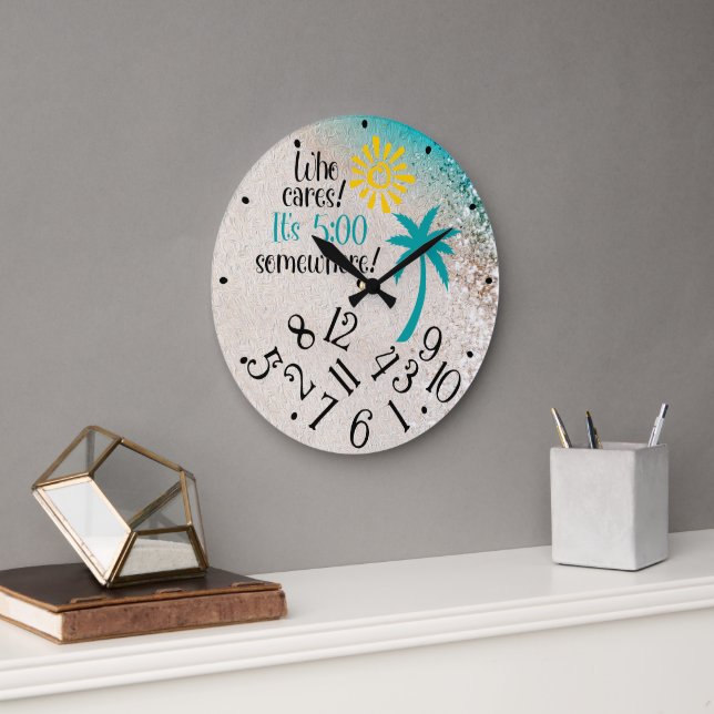 Who Cares Large Clock (Office)