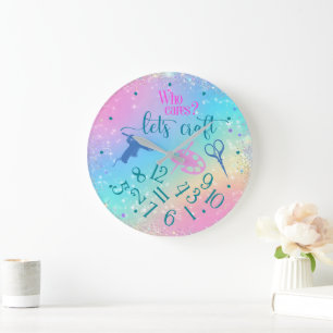 Who Cares  Large Clock