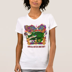 Who Da Witch Doctor Gator Front Witch Doctor Back T-Shirt