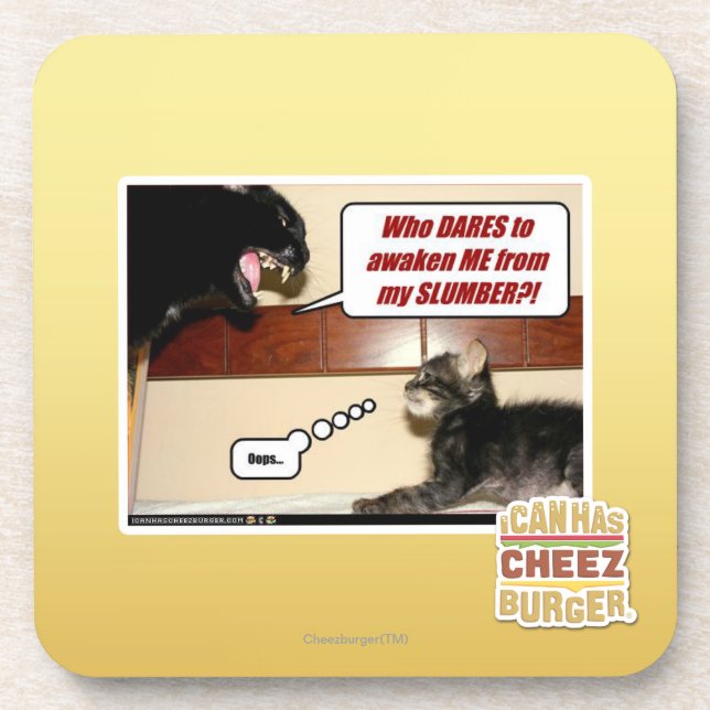 Who dares awaken me? coaster (Front)