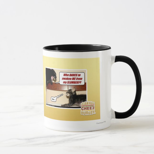Who dares awaken me? mug (Right)
