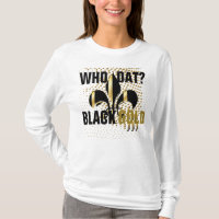 Who dat? Black gold hearts/Fleur de Lis