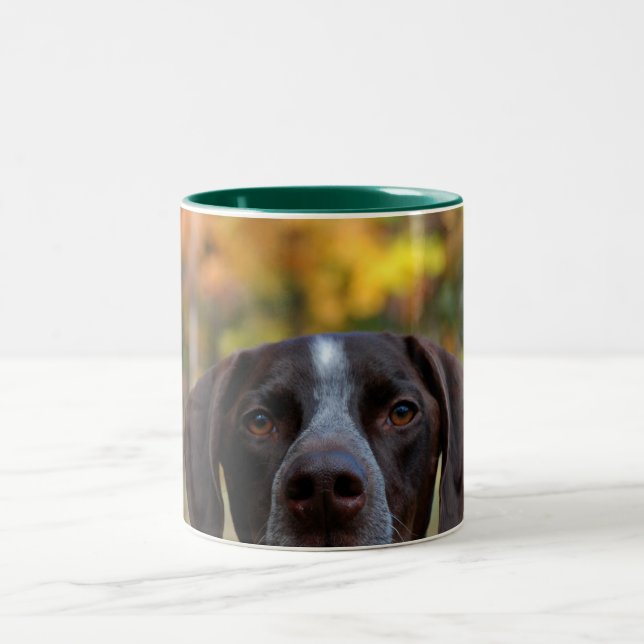 Who Dat Dog? Two-Tone Coffee Mug (Center)
