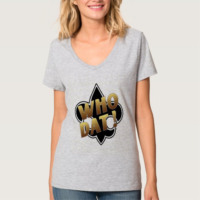 Who Dat t-shirts (Front)