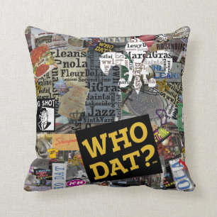 Who Dat t-shirts Cushion