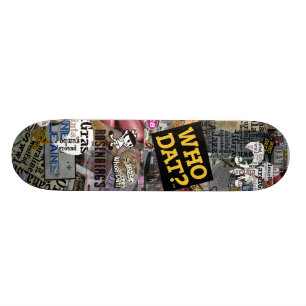 Who Dat t-shirts Skateboard