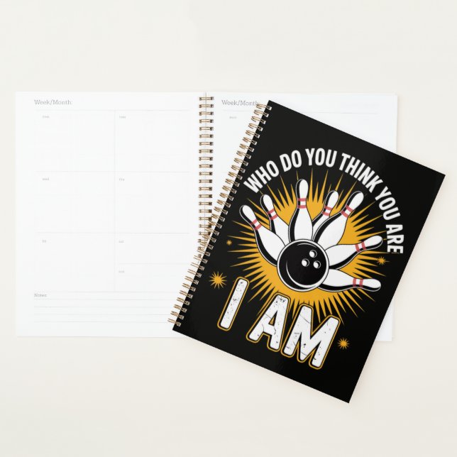 Who Do You Think You are I Am Bowling Planner (Display)