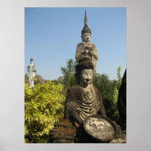 Who Do You Worship? Nong Khai, Isaan, Thailand Poster