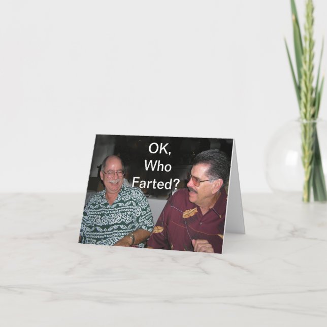 Who Farted? Card (Front)