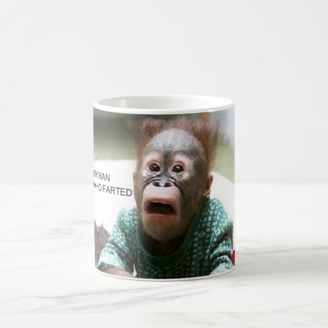 WHO FARTED COFFEE MUG (Center)