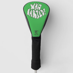 Who Farted Funny Golf Green Puff Lettering Head Cover