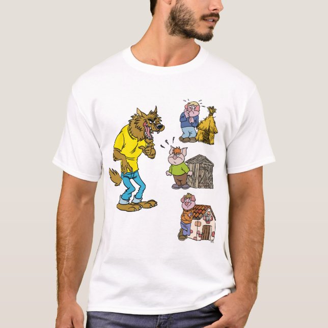 Who fears the Big Bully Wolf? Children T-Shirt (Front)