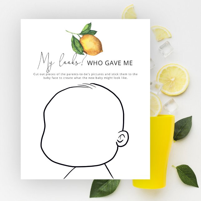 Who gave me my looks baby shower game (Creator Uploaded)