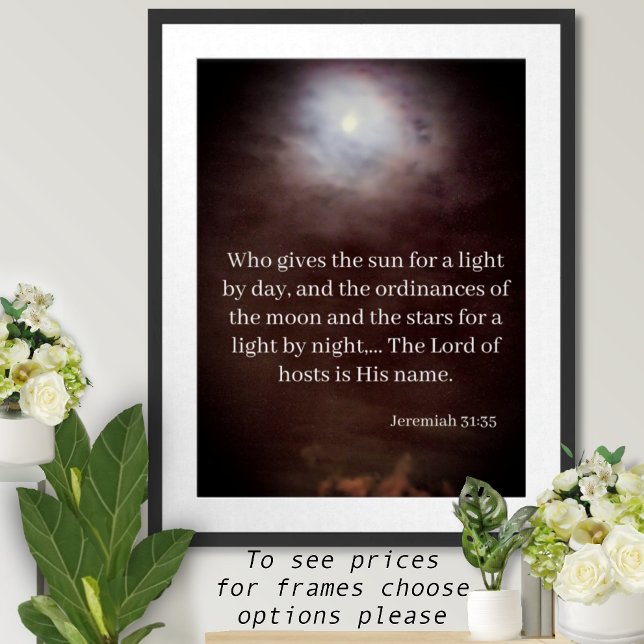 Who gives the sun for a light by day... poster (Creator Uploaded)