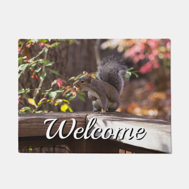 Who Goes There Welcome Doormat (Front)