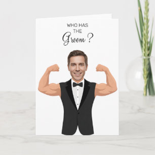 Who Has The Groom Gym Groom Tuxedo Fitness Design Card