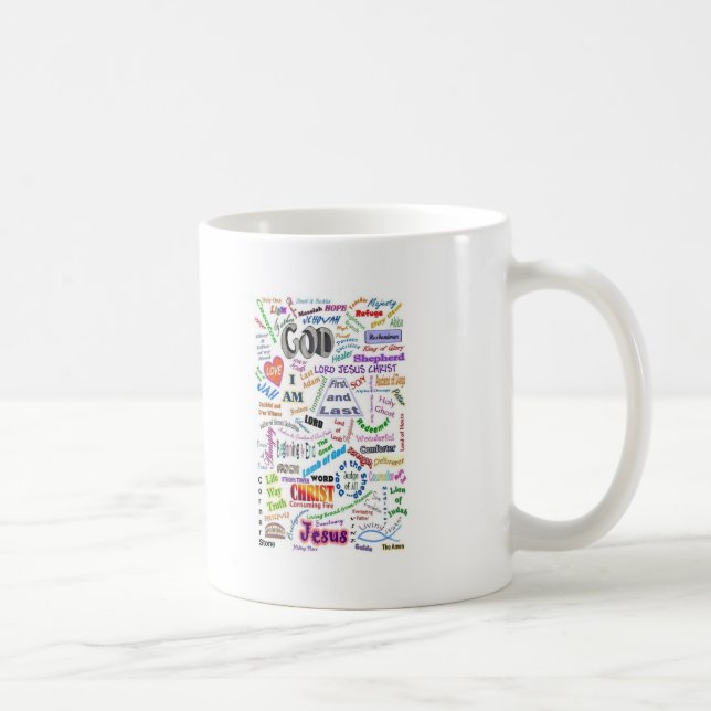 Who He Is...Names of God Coffee Mug (Right)