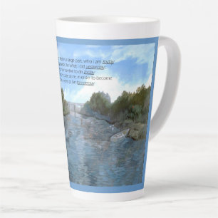 Who I am Today Inspirational Latte Mug
