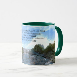 Who I am Today Inspirational Mug