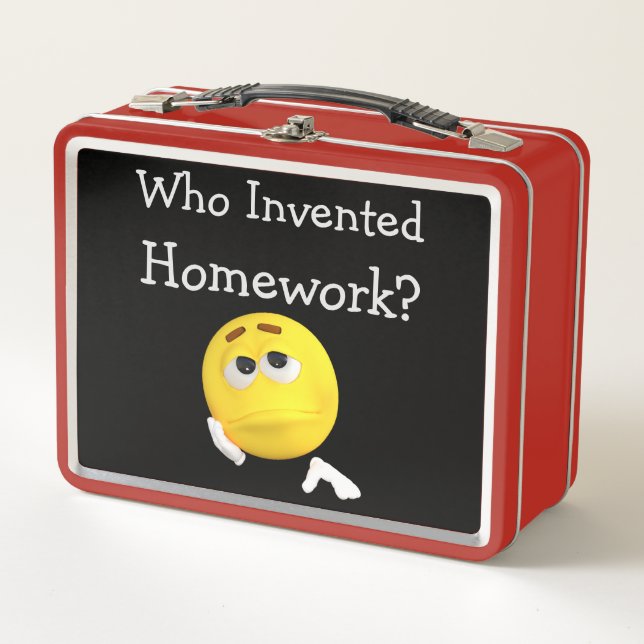 Who Invented Homework? Lunch Box (Front)