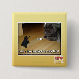 Who invented the dark side? 15 cm square badge