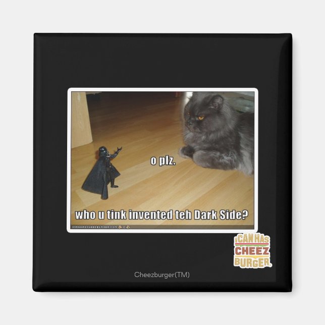 Who invented the dark side? magnet (Front)
