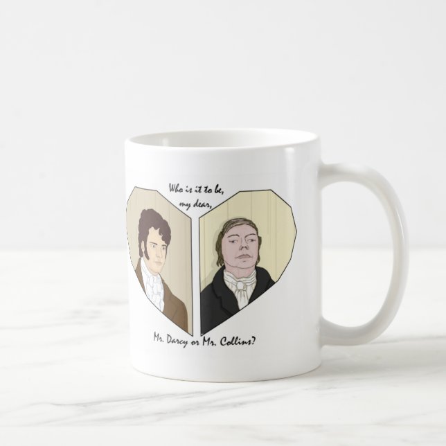Who is it to be, my dear? coffee mug (Right)