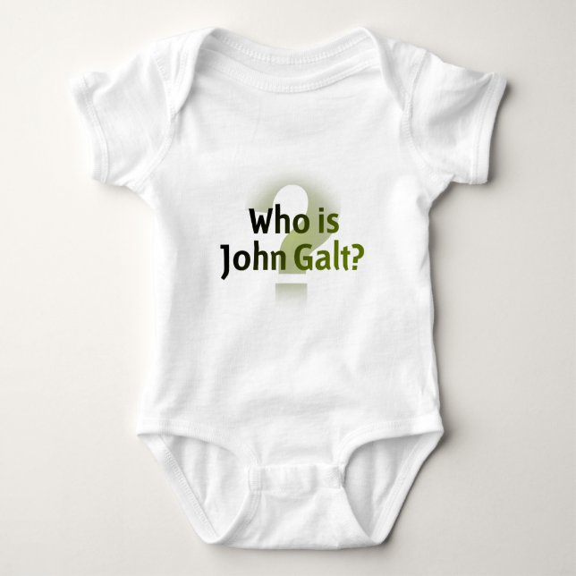 Who Is John Galt? Baby Bodysuit (Front)