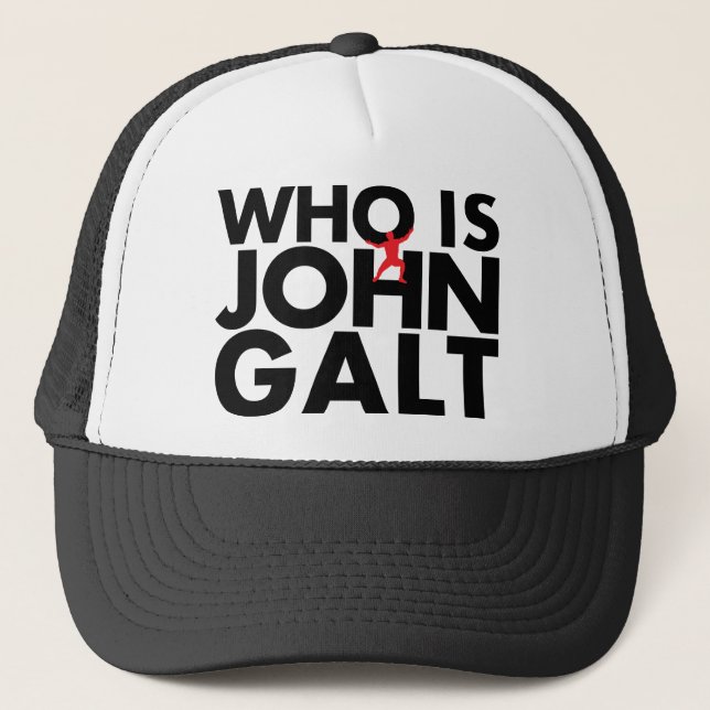 Who is John Galt Trucker Hat (Front)