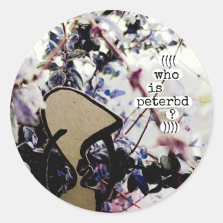 who is peterbd classic round sticker
