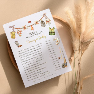 Who is the Reel Expert Fishing Baby Shower Game