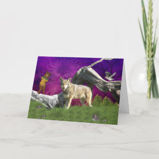 Who is Watching Whom Horizontal Greeting Card