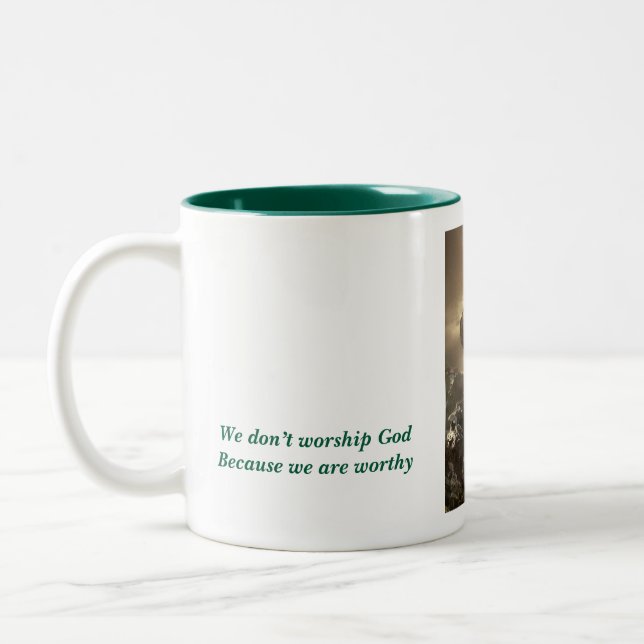 Who is Worthy Two-Tone Coffee Mug (Left)