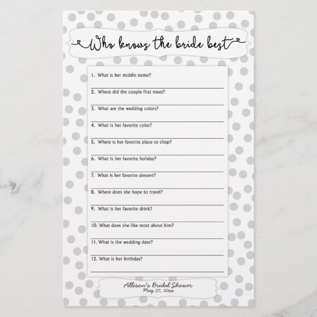 Who knows bride he said she said grey white 3983 (Front)