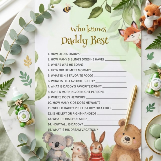 Who Knows Daddy Best baby shower Game (Creator Uploaded)