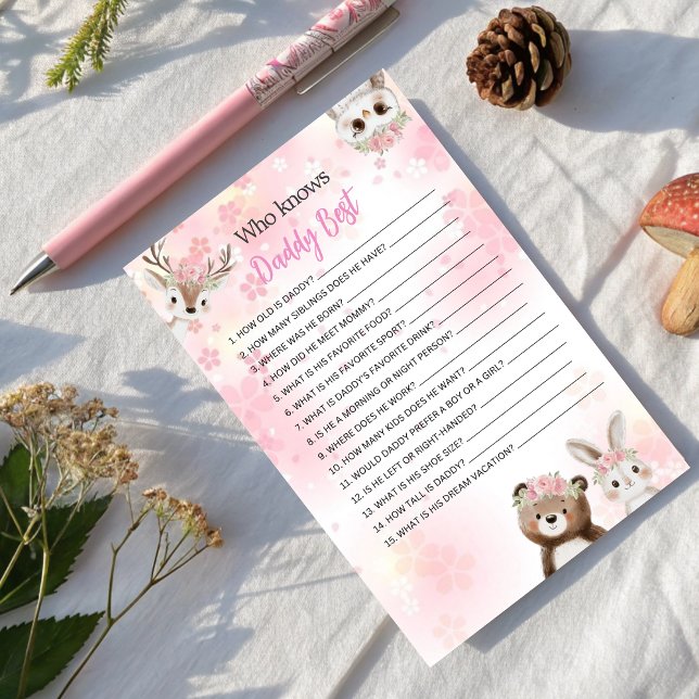 Who Knows Daddy Best Game - Forest Edition (Creator Uploaded)