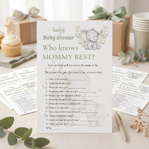 Who Knows Mummy Best? Baby Shower Game