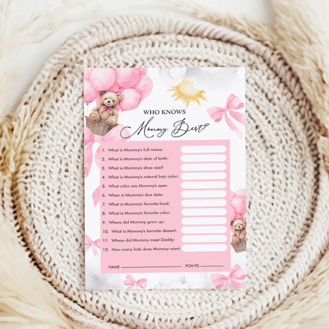 Who Knows Mummy Best Game Cards (Creator Uploaded)