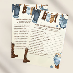 Who knows mummy best shower game